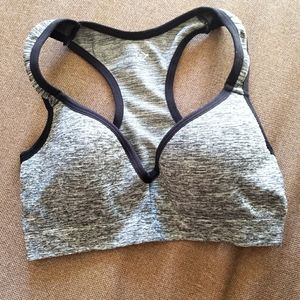 Grey/Black Padded Sports Bra size XSM